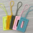Free Sample Blank Soft Rubber Silicon Hotel Luggage Baggage Tags ID Paper Card