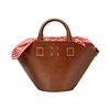 Angedanlia bucket design your own woman vintage handbag pu leather shoulder bag