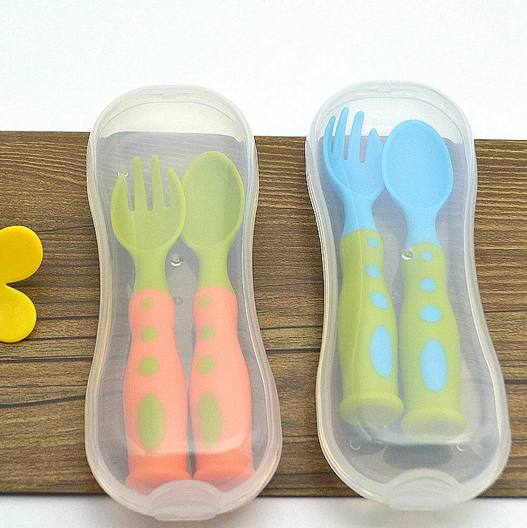 YDS Portable Silicone Baby Feeding Spoon Fork Set with PP Travel Case, Blue,pink,orange white
YDS Portable Silicone Baby Feeding Spoon Fork Set with PP Travel Case, Blue,pink,orange white