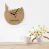 China manufacturers handmade natural bamboo wall clock wooden smart clock