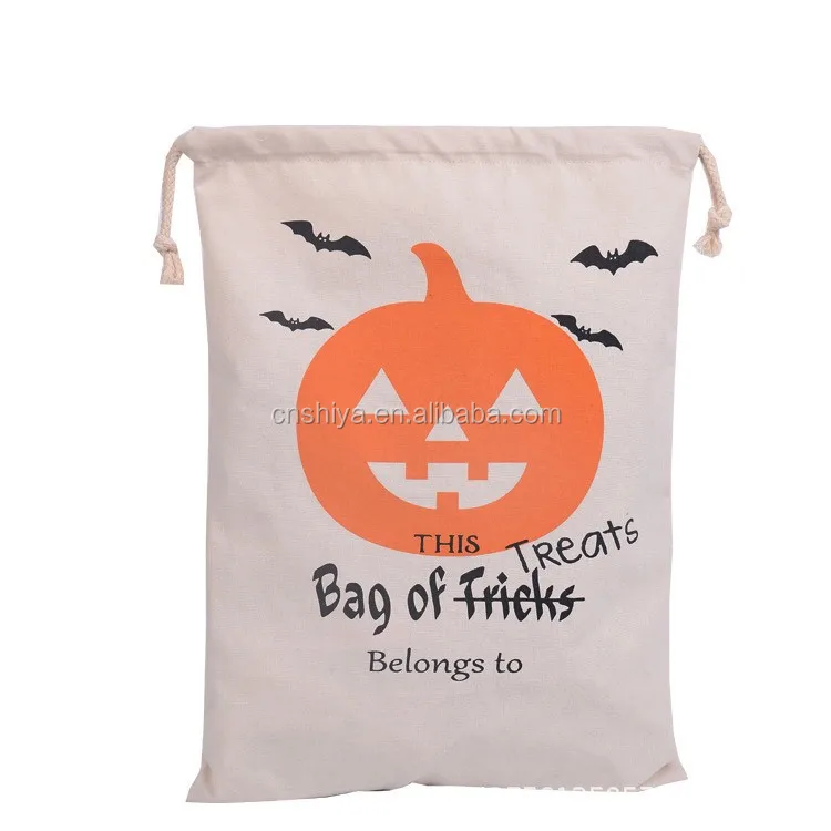 ハロウィンギフトバッグシュガーキャンディーホルダー巾着袋最新ハロウィン巾着袋仕入れ・メーカー・工場