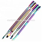 Nail Art Stainless Steel Cuticle Pusher Remover Trimmer Set Salon Tool with Knife Manicure Pedicure