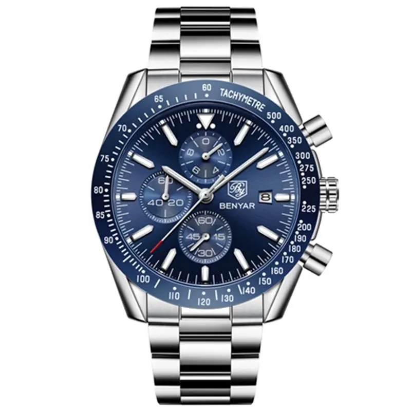 BENYAR 2019 New Men Watch Business Full Steel Quartz Top Brand Luxury Casual Waterproof Sports Male Wristwatch Relogio Masculino
BENYAR 2019 New Men Watch Business Full Steel Quartz Top Brand Luxury Casual Waterproof Sports Male Wristwatch Relogio Masculino
