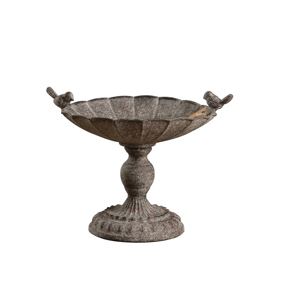 Mayco Rustic Round Metal Pedestal Display Tray Bird Bath for Garden Decoration, Colorful
Mayco Rustic Round Metal Pedestal Display Tray Bird Bath for Garden Decoration, Colorful
