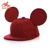 3802-1 new fashionable winter caps for girls children casual wool cute ear cap snapback hats