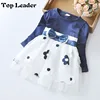 Top Leader Kids Dresses for Girls 2018 Winter Cotton Flower Baby Dress Clothes 1 Year Newborn Girl Clothing Infantil Bebes