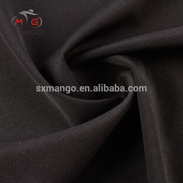 breathable wholesale cycling nylon tricot fabric roll black