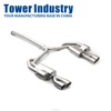China Factory Auto Parts Stainless Steel Cat Back Exhaust Pipe System