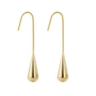 2018 Korean Designs Pure Metal Drop Earring Hook Long Drop Earrings For Women and Girls