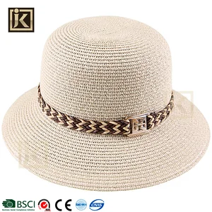 lady"s big brim straw beach hats