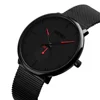 skmei 9185 Classic Men Luxury Brand Watches Black Stainless Steel Minimalist Male Analog Clock Waterproof Quartz Men Wrist Watch