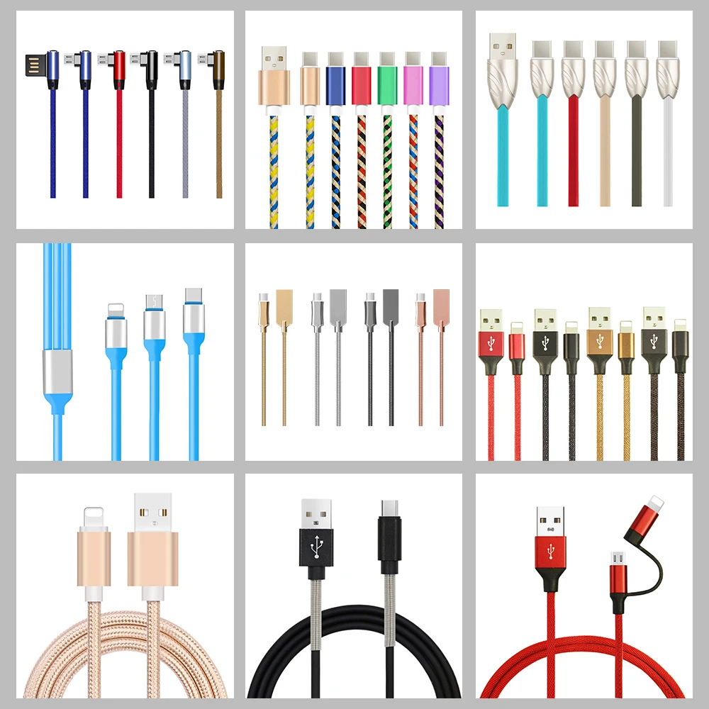 Christmas Gift Nylon Braided Led Light 2-in-1 Magnetic Charging Cable for iOS & Android - ANKUX.COM
