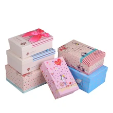 Custom Lid and Base Paper Gift Box with Printing Logo for Children Clothes , Shoes Packaging