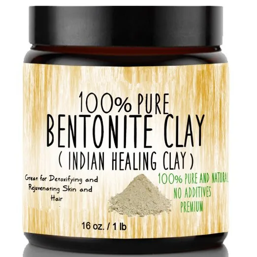 Bentonite Clay for Detoxifying and Rejuvenating Skin and Hair, 16 oz.