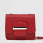 KAUKKO New Solid Color Casual Handbag Stylish Shoulder Chain Bag Women Strap PU Leather Messenger Bag