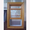Solid wood single hung window inserts security screen