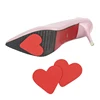 Amazon Hot Seller Red Heart Shape Anti-Slip Shoe Pads Non Skid Pad
