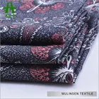 Mulinsen Textile Traditional Pattern Paisley Printed Spandex Sateen Giza Cotton Fabric