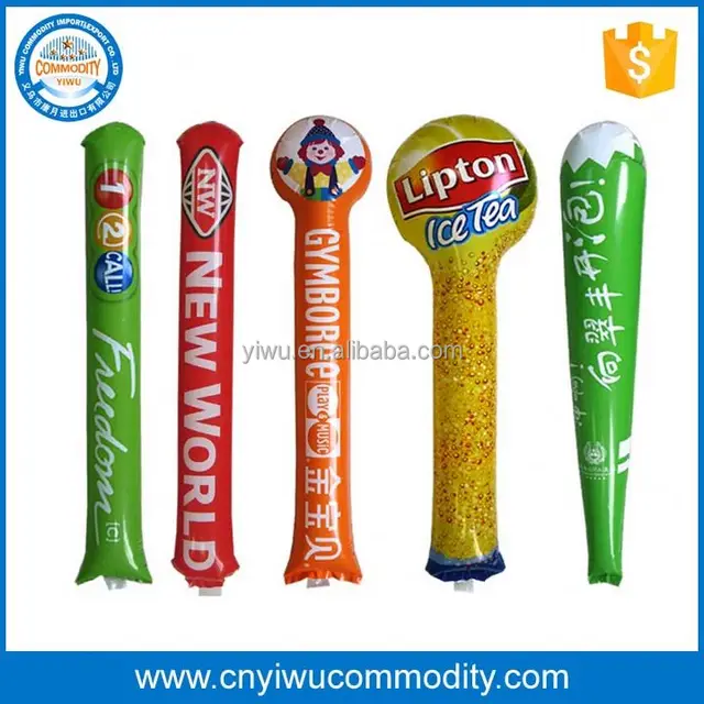 new product excellent quality luxury inflatable sticks cheering