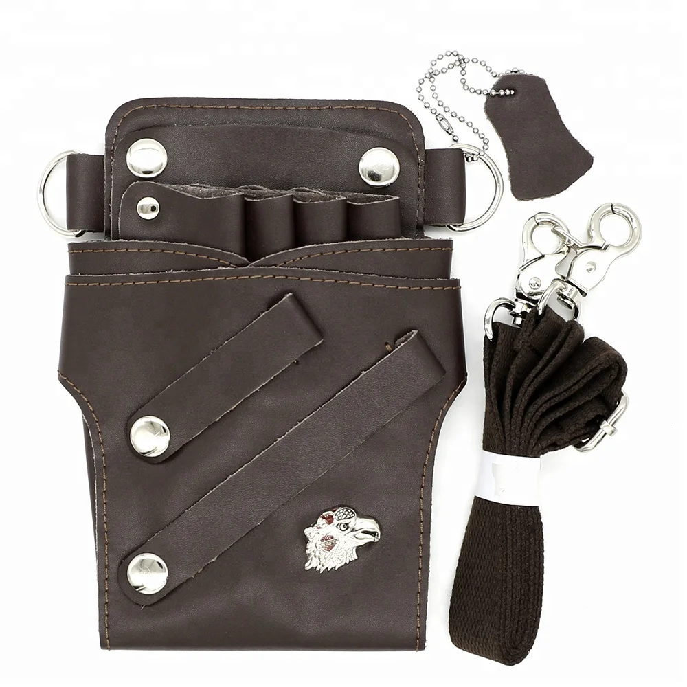 Professional Detachable Barber Equipment Genuine Leather Hairdresser Tool Bag For 4 Pcs Scissors, As picture
Professional Detachable Barber Equipment Genuine Leather Hairdresser Tool Bag For 4 Pcs Scissors, As picture