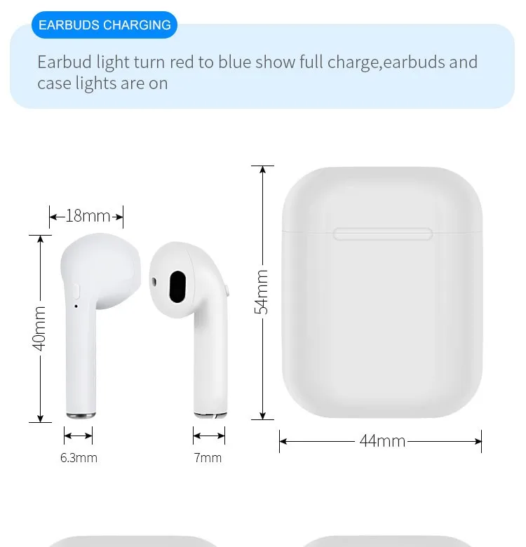Amazon hot custom i9s mini tws earphone factory for apple iphone - ANKUX.COM