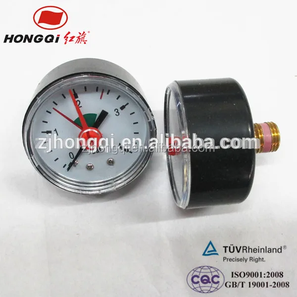 gauge movement plastic case 40 mm bottom back pressure gauge types