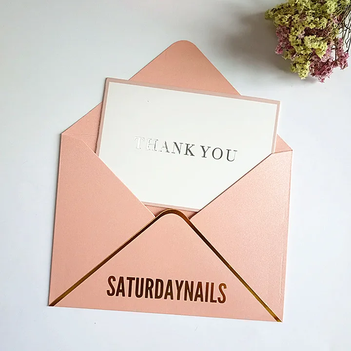 printing cardboard paper thank you card for gift cards business