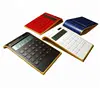 Promotional Golden Border Electronic Calculator Wholesale Thin Solar Calculator For Office