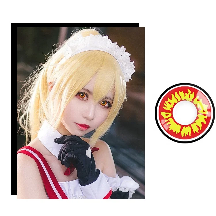 Polyflex new design colored contact lenses contact color contact lens wholesale, Black;red
Polyflex new design colored contact lenses contact color contact lens wholesale, Black;red