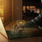 OEM small logo led USB night light with acrylic for Christmas night light gift party decoration FS-2882U