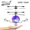 Colorful LED LIghts Infrared Induction Helicopter DWI Hot Sale RC Flying Ball with Music