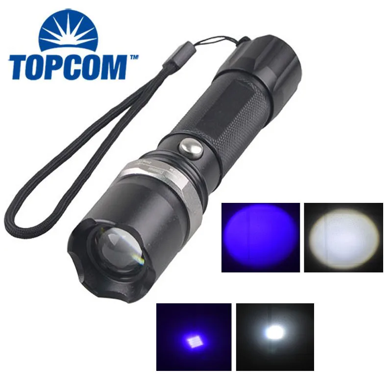 390nm UV Flashlight Scorpion Hunting UV Light Torch