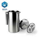 Secura Stainless Steel French Press Coffee Maker Bonus Stainless Steel Screen (1000ML)