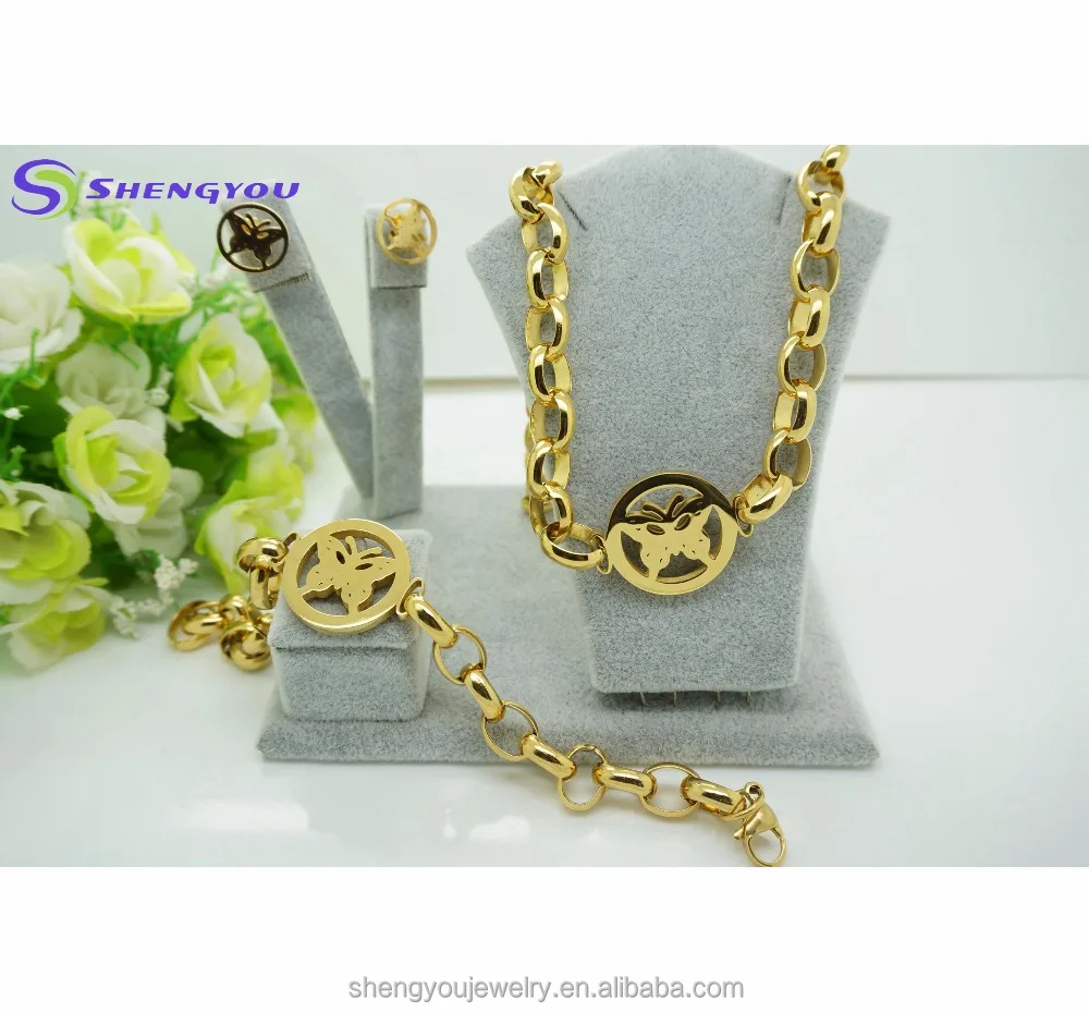 SYNEW2-11 Butterfly Shaped Xmas Gift Gold Plated Stainless Steel Jewelry, Gold(other colors can be customized)
SYNEW2-11 Butterfly Shaped Xmas Gift Gold Plated Stainless Steel Jewelry, Gold(other colors can be customized)