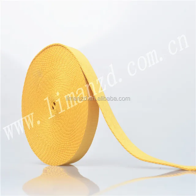 25mm wholesale cotton ribbon/ cotton/ bag/ shoulder/ waist belt