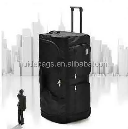 Huge Capacity Waterproof Wheeled Duffle Travel Trolley Bag With Wheels, Black
Huge Capacity Waterproof Wheeled Duffle Travel Trolley Bag With Wheels, Black