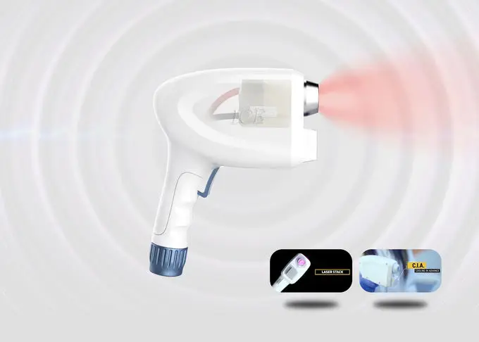 Sistema refrigerando da remoção do cabelo do laser do salão de beleza do gelo da máquina do tratamento do laser do diodo do IPL SHR