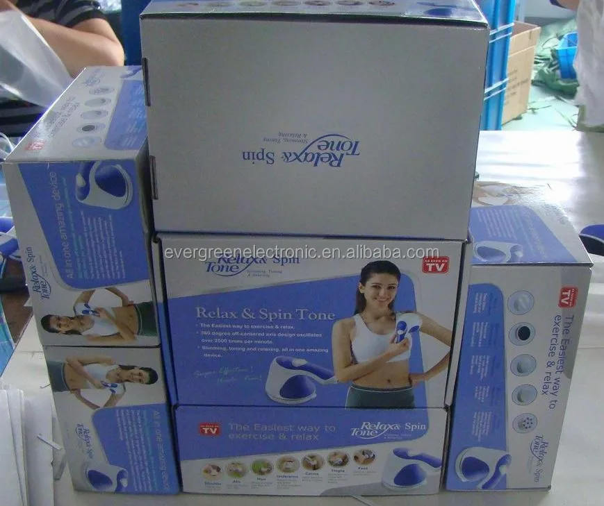 Buy Hemiza RELAX SPIN TONE Blue and White Body Massage Machine