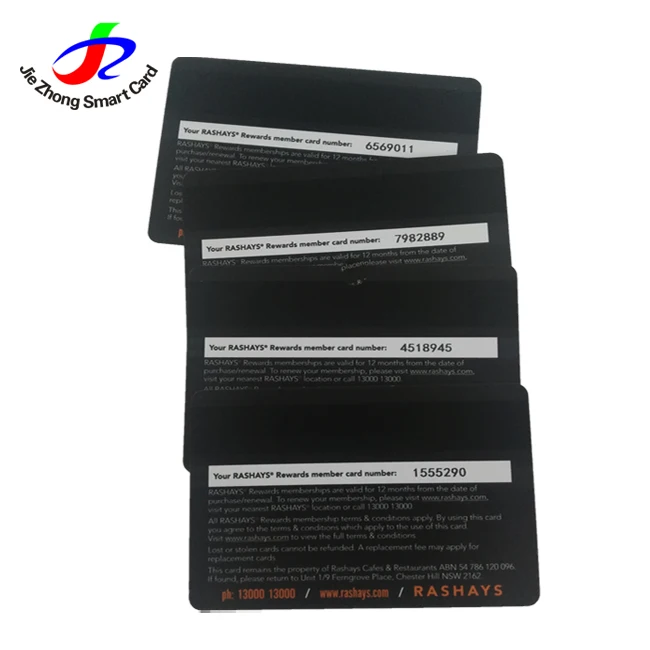 plastic magnetic stripe gift card with cheap price