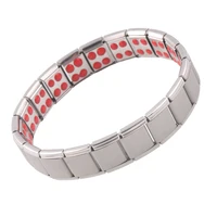 New Women Wristband Stainless Steel Elastic Adjustable Black Silver Germanium Magnetic Bracelet For Men Health Jewelry
New Women Wristband Stainless Steel Elastic Adjustable Black Silver Germanium Magnetic Bracelet For Men Health Jewelry