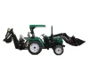 Factory direct supply 4x4 compact tractor 25hp tractor mounted front end loader and backhoe for sale