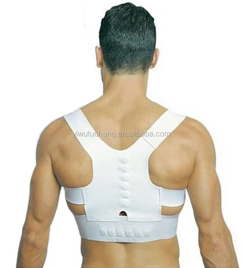 Magnetic Posture Support Corrector Back Belt Band Pain Feel Young Belt Brace Shoulder for Sport Safety, White
Magnetic Posture Support Corrector Back Belt Band Pain Feel Young Belt Brace Shoulder for Sport Safety, White