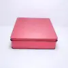 Food grade red color square cookie tin gift box for packaging