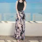 Fashion lady hot selling latest women printed long skirts