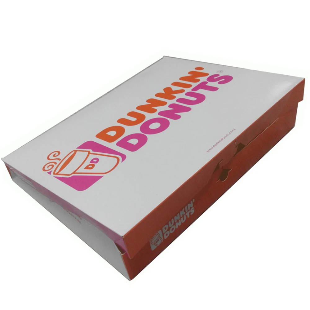 cardboard paper donut box gift box packaging box with matt