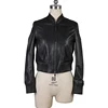cheap windproof Leather women Jacket Black Real Leather Jacket Top Quality