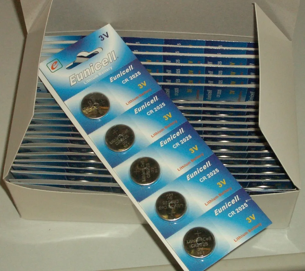 CR2025 Eunicell battery_5pcs blister card