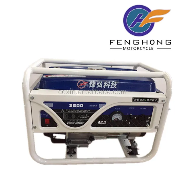 Good quality cheap price potable 6.5hp gasoline generator set 3000 3kw generator