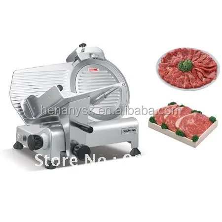 10 Inch 250mm 300mm Disc Electric Semi Frozen Meat Cutting Machine Slicer Restaurant Commercial Meat Cutting Machine Slicer