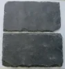 large stone black slate strips tile